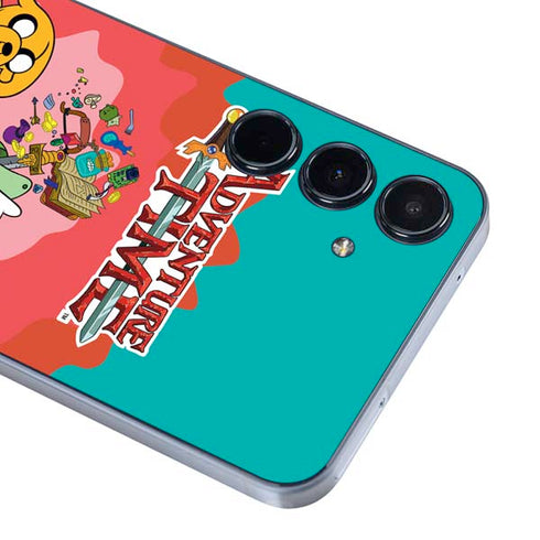 Adult Swim Adventure Time Jake and Finn Galaxy A55 5G Skin